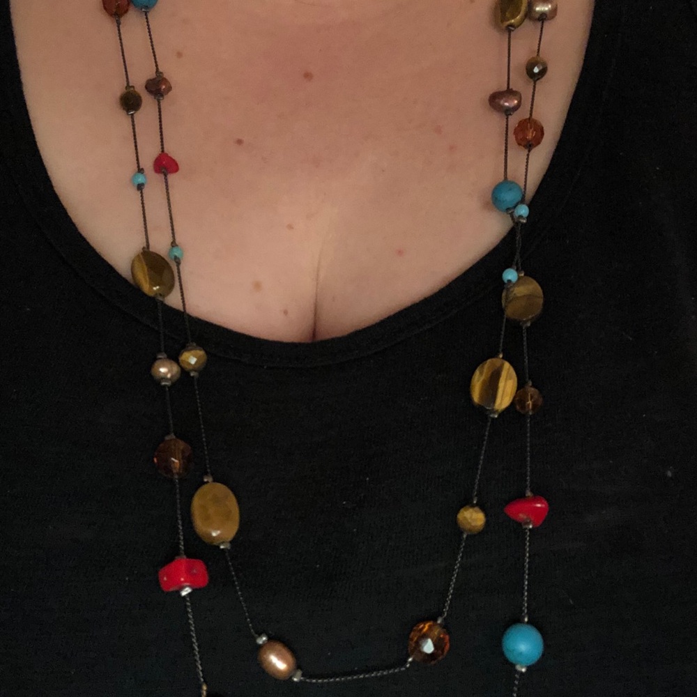 Vintage Francesca’s Collections TigersEye Necklace